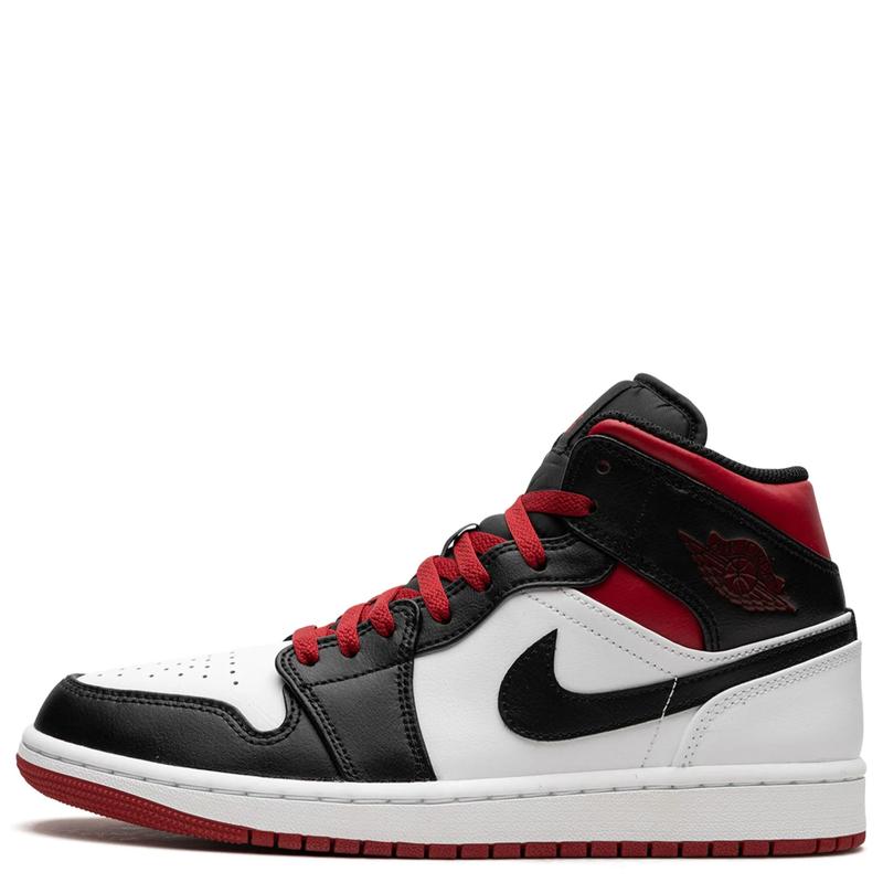 Nike Air Jordan 1 Mid Gym Red Black Toe DQ8426-106 Mens Fashion Sneakers New