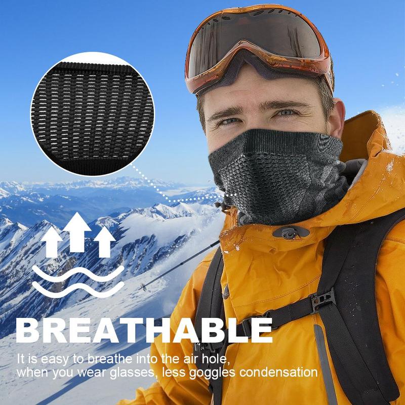 Winter Outdoor Cycling Face Mask, Windproof Warm Neck Gaiter, Sports Face Cover for Men & Women, Outdoor Sports Accessories, Christmas, Christmas Gift