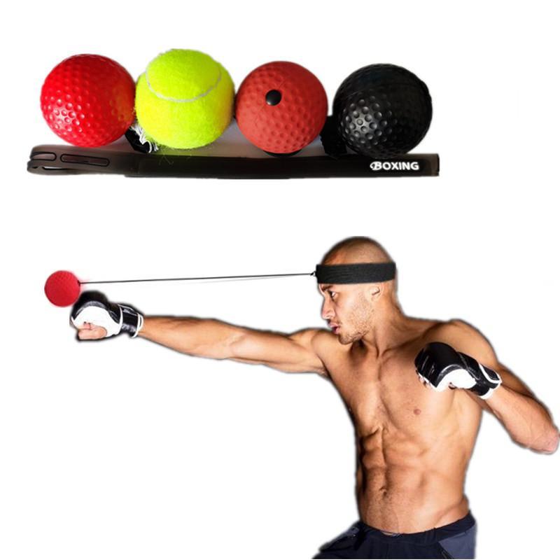 Headband Boxing Ball, 4 Counts set Headband Boxing Ball, Reflex Training Ball, Fitness Equipment, Home Gym Equipment, Boxing Accessories