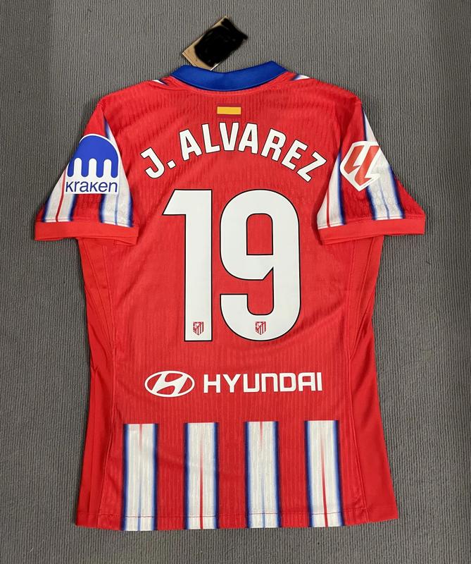 2425 Atletico Madrid Home Red Soccer Jersey Comfortable and Breathable