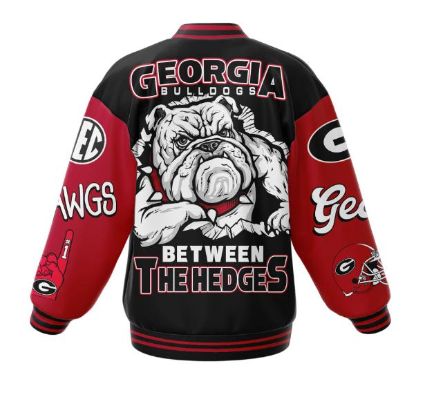 Georgia Bulldogs Go Dawgs Sport Jacket , NCAA Georgia Bulldogs Merch ,Georgia Bulldogs Sport Jacket, Football Gift, Gift For Him, Gift For Her