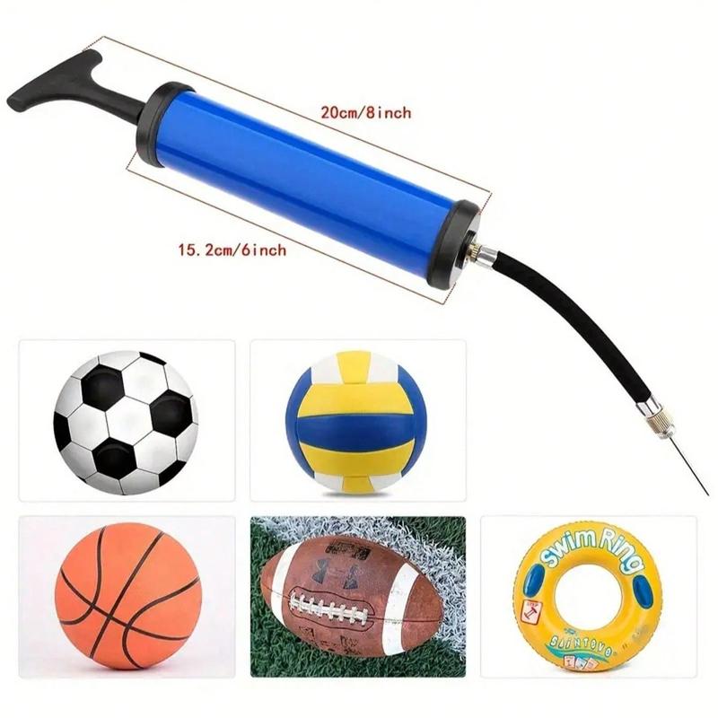 Portable Basketball Inflation Kit for Christmas Gift, 1 Set Basketball Inflation Tool, Including Needle, Air Nozzle & Extension Hose, Basketball Accessories