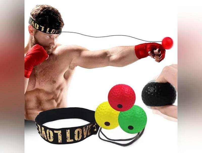 Punching Ball Head-Mounted Fighting Speed Sanda Training Boxing Reflex Ball Home Fitness Exercise Boxing Equipment Accessories