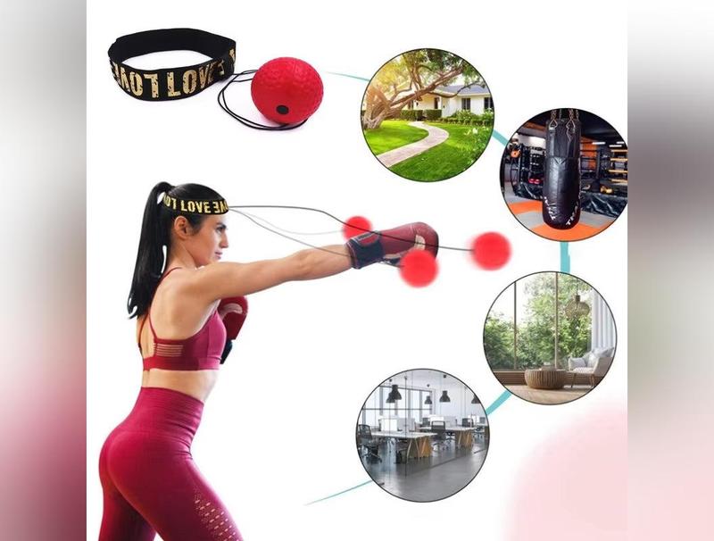 Punching Ball Head-Mounted Fighting Speed Sanda Training Boxing Reflex Ball Home Fitness Exercise Boxing Equipment Accessories