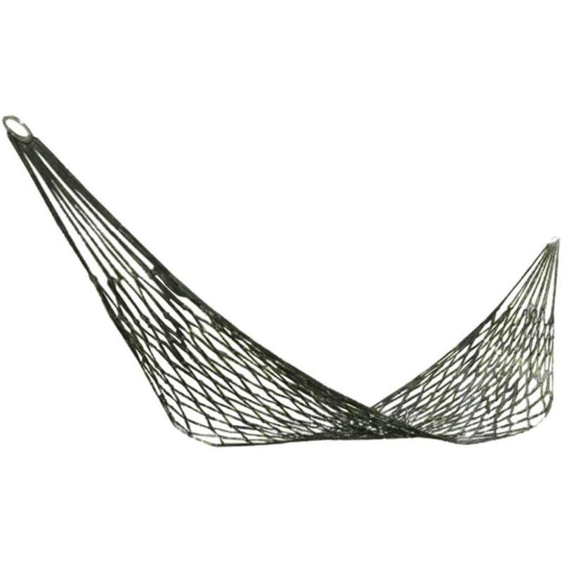 Single Nylon Hammock, Indoor and Outdoor Lightweight Hammock for Camping