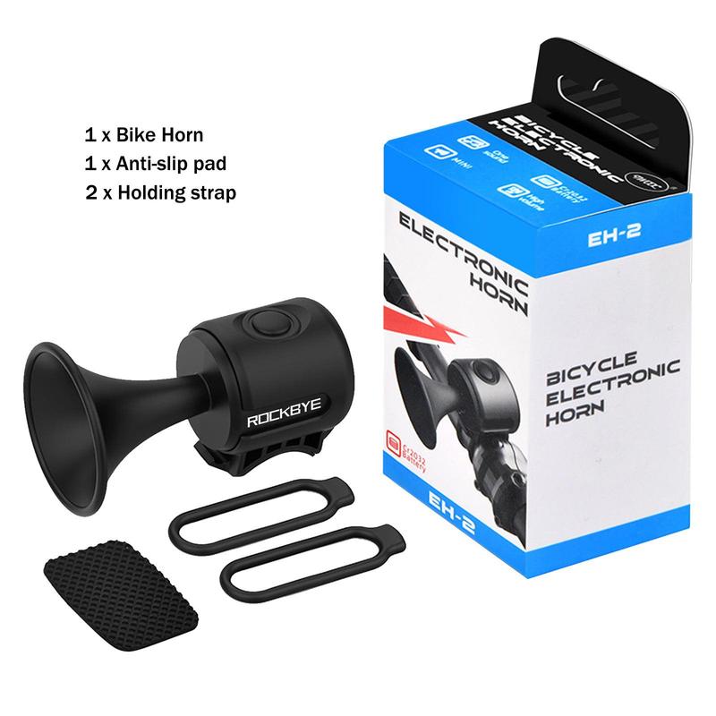 Electronic Loud Horn for bikes, 130dB Safety Alarm for Bicycles, Electric Waterproof Bicycle Warning Bell Ring, Bicycle Accessories