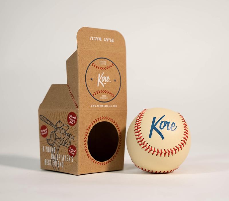 Kore Baseball - 4 Pack, Hand Stitched Soft Baseballs