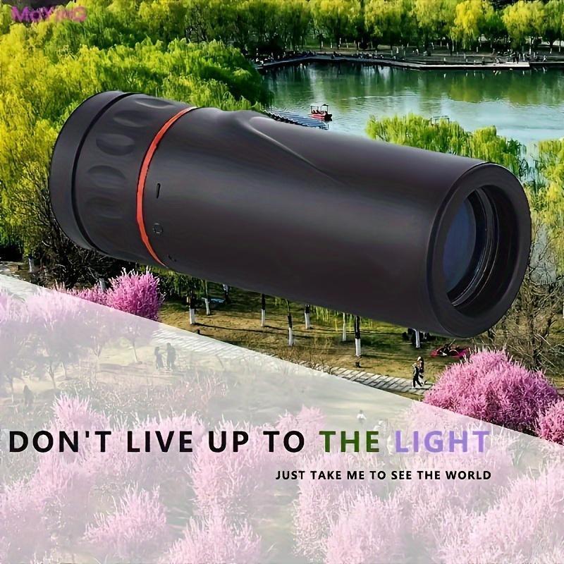 High-power Magnifying Monocular Telescope, Portable Mini Telescope, Single Tube Telescope for Outdoor Camping, Hunting, Travel Concerts, Fishing, Solocamping, Bikepacking, Glamping