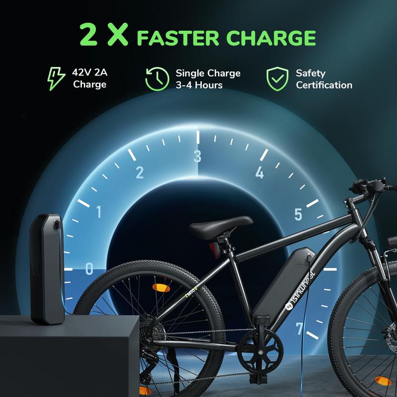 [Black Friday Sale] isinwheel M10 Electric Bike Adult 500W, 26