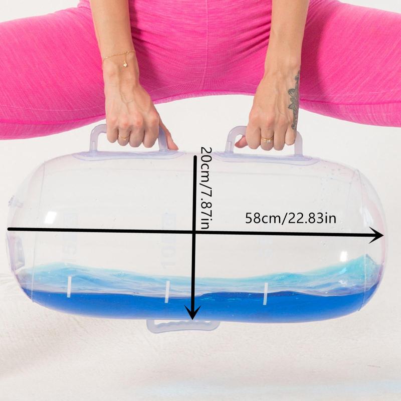 Portable Water-filled Fitness Equipment, Portable Water Bag, Carry-on Weight-bearing Water Bag, Fitness Equipment for Home Gym Workout