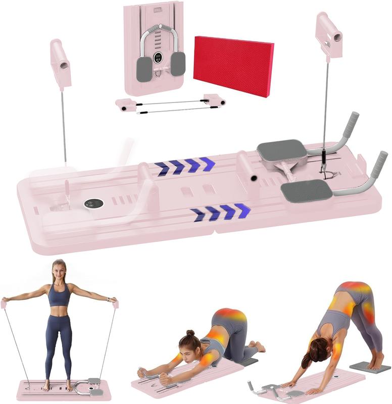 Multi-purpose abs exercises, Home Pilates retrofit equipment abdominal and core strength training, home gym fitness exercises efficient board fitness