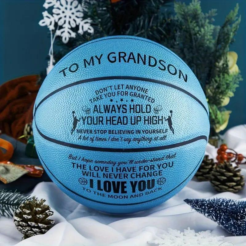 Basketball with Pump, Wear-resistant Size 7 Basketball, Basketball Training Ball, Indoor Outdoor Sports Ball, Gift for Grandson, Birthday Gift