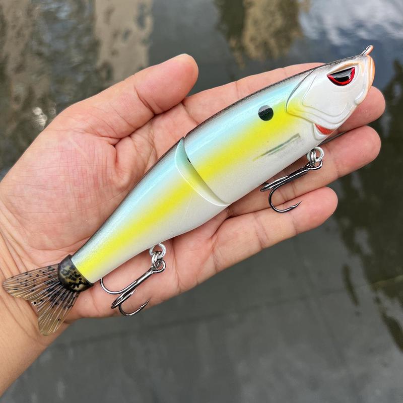 3D Printed Fishing Lure, Multi Jointed Swimbait with Hook, Artificial Fishing Bait, Fishing Tackle, Outdoor Fishing Accessories