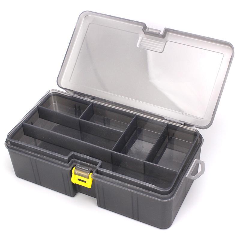 Double Layer Fishing Lure Storage Box, Fishing Lure Organizer, Multifunctional Fishing Tool Box, Outdoor Fishing Accessories