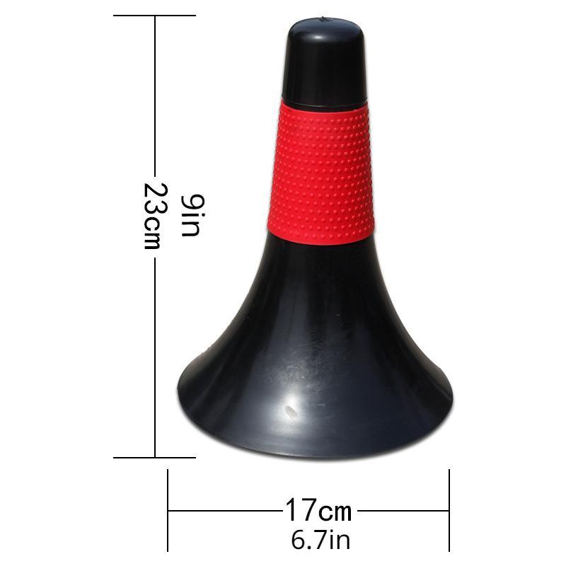 Random Color Football Agility Training Cone, 1 Count Flexible Marker Cone, Soccer Basketball Training Cone For Indoor Outdoor Speed Drill