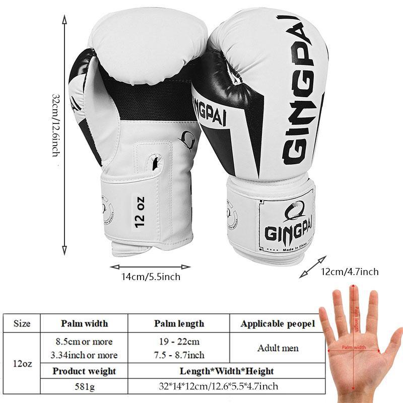 Boxing Gloves, 1 Pair Professional Punching Bag Training Gloves for UFC Mma Muay Thai Taekwondo Sparring, Sandbag Fighting Gloves, Boxing Equipment