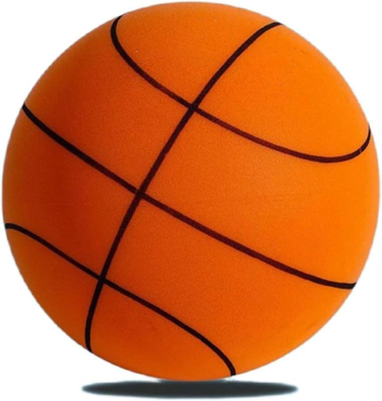 2024 Newest 24CM Silent Foam Basketball No.7. Uncoated high-density foam for indoor dribbling with low noise, suitable for various indoor activities.