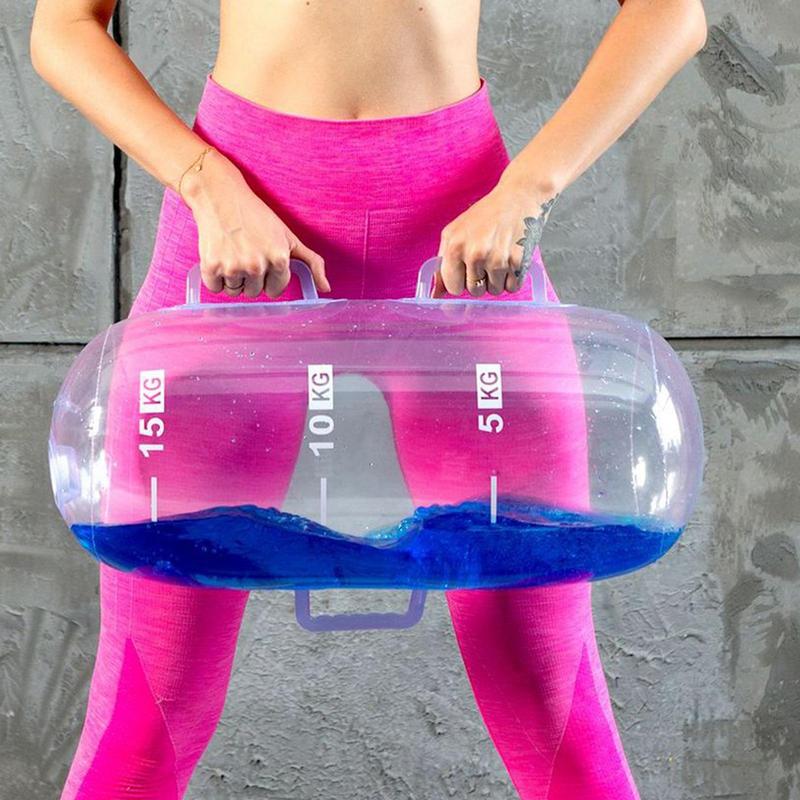 Portable Water-filled Fitness Equipment, Portable Water Bag, Carry-on Weight-bearing Water Bag, Fitness Equipment for Home Gym Workout