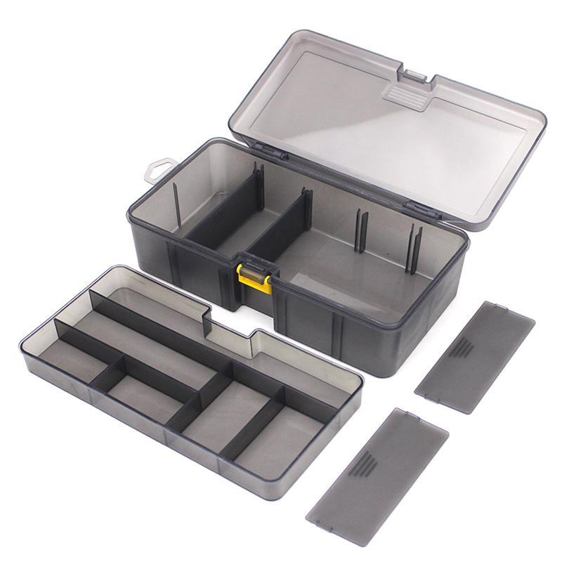 Double Layer Fishing Lure Storage Box, Fishing Lure Organizer, Multifunctional Fishing Tool Box, Outdoor Fishing Accessories