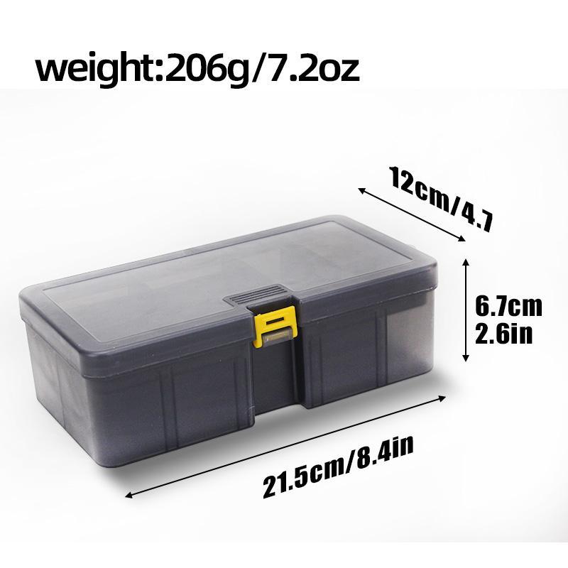 Double Layer Fishing Lure Storage Box, Fishing Lure Organizer, Multifunctional Fishing Tool Box, Outdoor Fishing Accessories