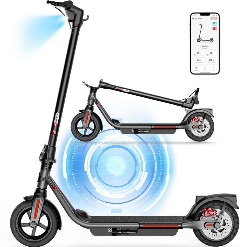 SISIGAD Electric Scooter Adults Peak 500W Motor,8.5