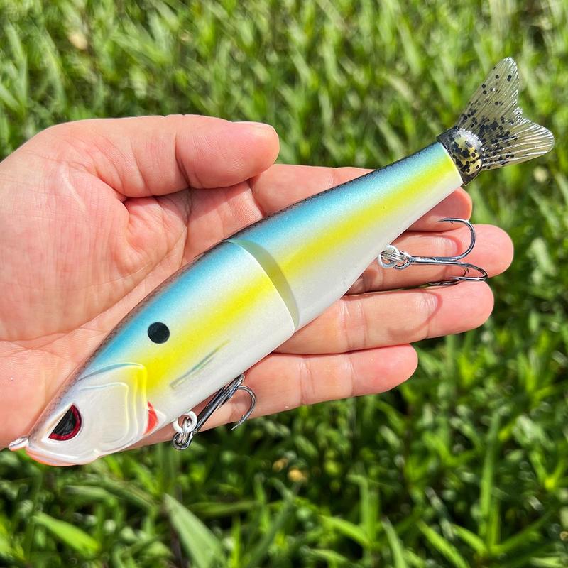 3D Printed Fishing Lure, Multi Jointed Swimbait with Hook, Artificial Fishing Bait, Fishing Tackle, Outdoor Fishing Accessories