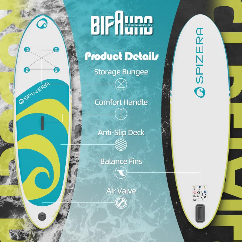 Bifanuo Polyvinyl Chloride (PVC) Freestanding Surfboard   Paddleboard Pack