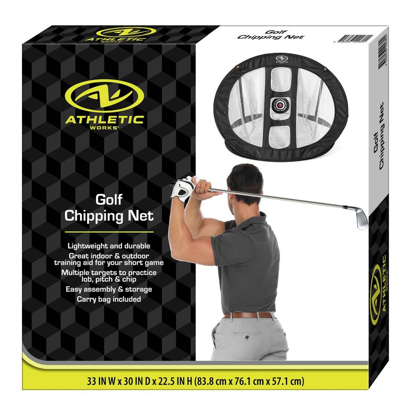 Athletic Works Pop-up Golf Chipping Net - 3 Target Pockets