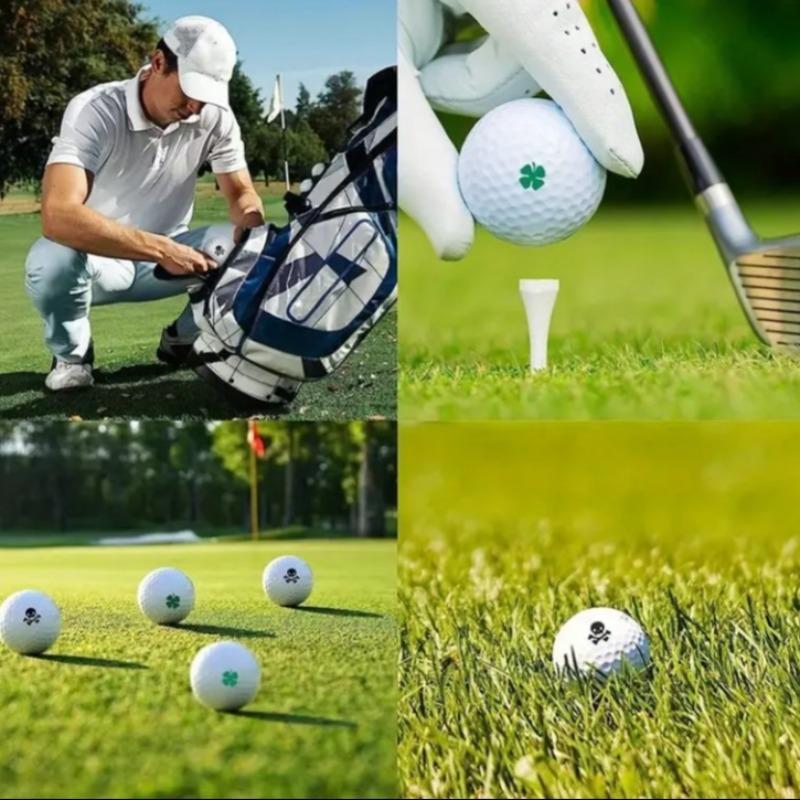 Golf Stamp & Ink Set, 1 Set Durable & Waterproof Golf Ball Marking Stamp & Ink Kit, Quick-drying Golf Ball Marking Stamp & Ink Set