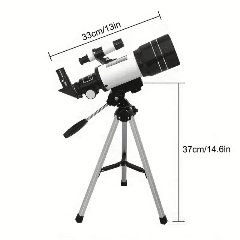 Astronomical Telescope with Finderscope, High Power HD Monocular Telescope, Professional Moon Observation Telescope for Adults & Students, Christmas Gift