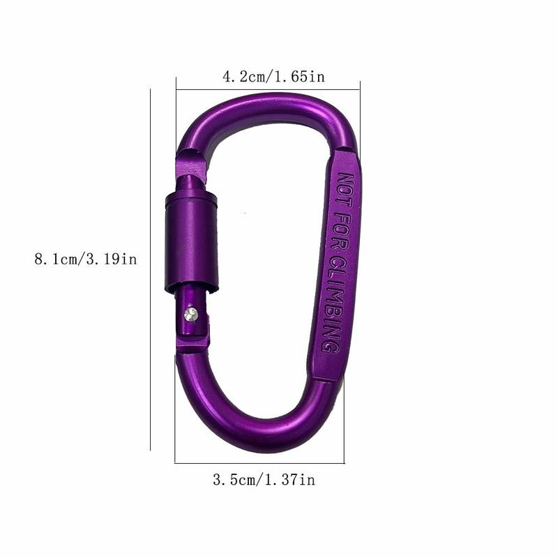 Multifunctional Carabiner, Thicken Stainless Steel Carabiner, Outdoor Accessories For Camping Hiking Fishing, Gym Accessories