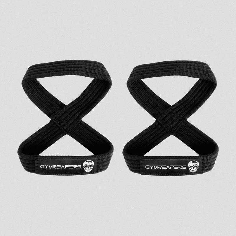 GYMREAPERS Figure 8 Lifting Straps for Strongman, Powerlifting, Bodybuilding & More