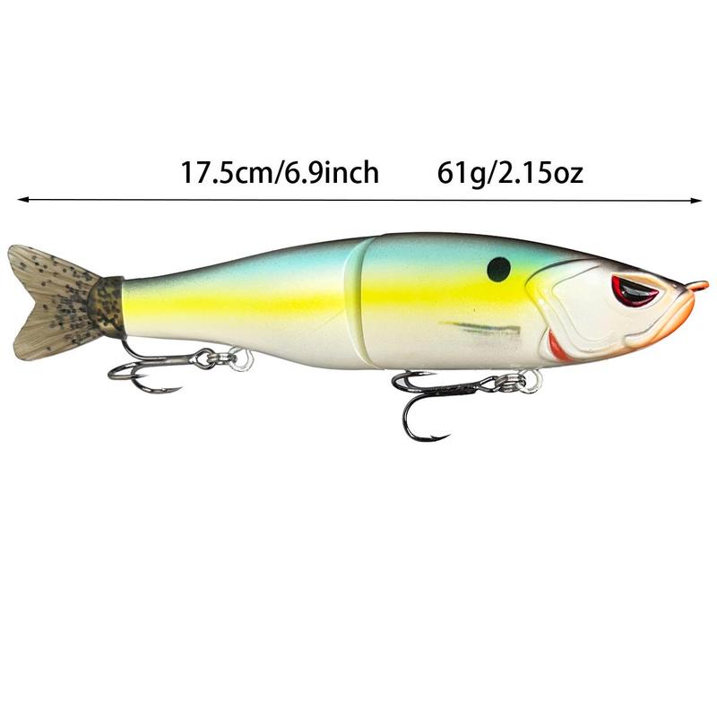 3D Printed Fishing Lure, Multi Jointed Swimbait with Hook, Artificial Fishing Bait, Fishing Tackle, Outdoor Fishing Accessories