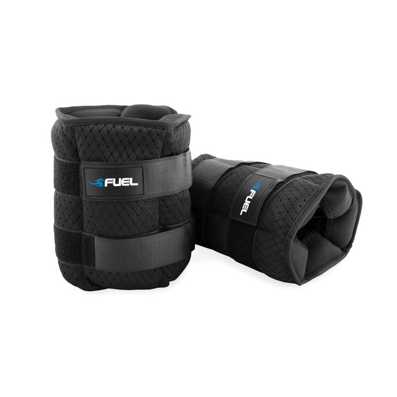 Fuel Pureformance Adjustable Wrist Ankle Weights, 2.5, 10, 20 -Pound Pair (5 lb, 10 lb, 20 lb total)