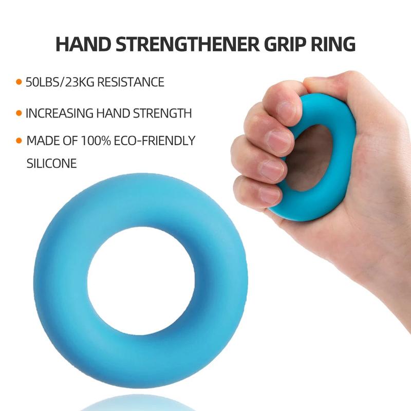 Hand Grip Gym Fitness Adjustable Count Set Finger Forearm Strength Muscle Recovery  Gripper Exerciser Trainer Ball Decompression