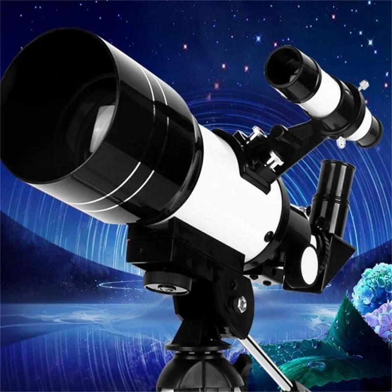 Astronomical Telescope with Finderscope, High Power HD Monocular Telescope, Professional Moon Observation Telescope for Adults & Students, Christmas Gift