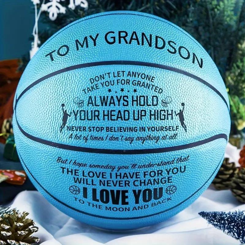 Basketball with Pump, Wear-resistant Size 7 Basketball, Basketball Training Ball, Indoor Outdoor Sports Ball, Gift for Grandson, Birthday Gift