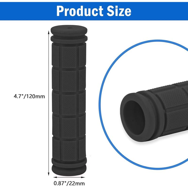 Bike Handlebar Grips, Bicycle Grips for  s Girls Boys, Non-Slip Rubber Mushroom Grips for Scooter Cruiser Seadoo Tricycle Wheel Chair Mountain Road Urban Foldable Bike MTB BMX