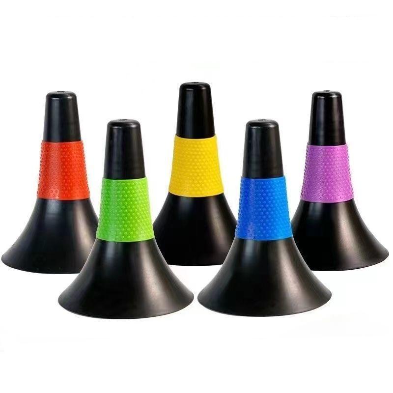 Random Color Football Agility Training Cone, 1 Count Flexible Marker Cone, Soccer Basketball Training Cone For Indoor Outdoor Speed Drill