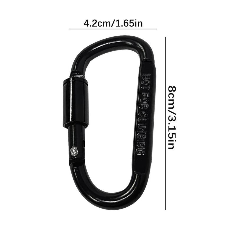 Multifunctional Carabiner, Thicken Stainless Steel Carabiner, Outdoor Accessories For Camping Hiking Fishing, Gym Accessories