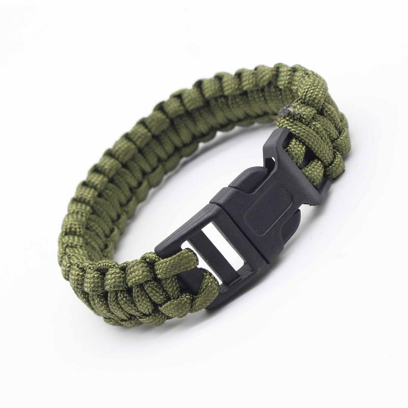 Emergency Survival Bracelet, Outdoor Survival Emergency Bracelet, Multifunctional Bracelet for Outdoor Camping Hiking