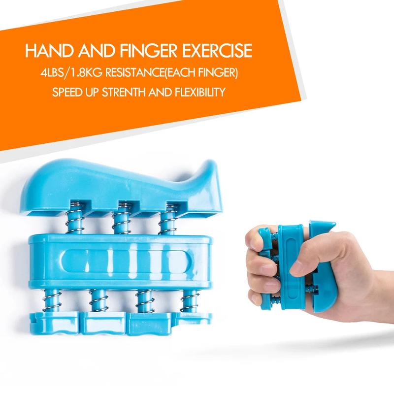 Hand Grip Gym Fitness Adjustable Count Set Finger Forearm Strength Muscle Recovery  Gripper Exerciser Trainer Ball Decompression