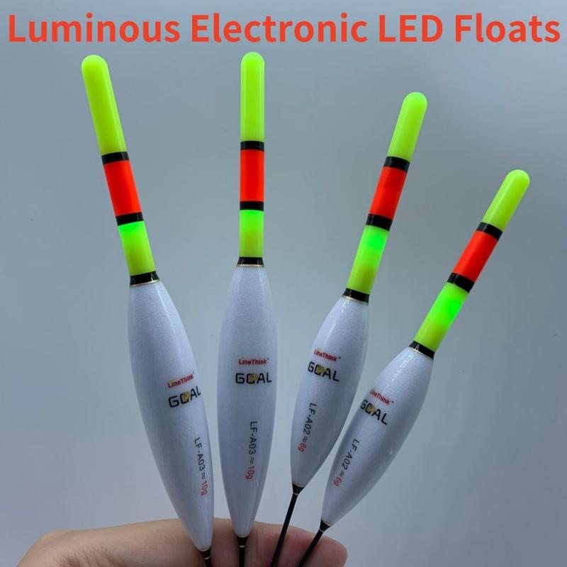 Luminous Fishing Float, 2 Counts set Fishing Bobber Float For Night Fishing, High Buoyancy Electronic LED Float, Fishing Accessories