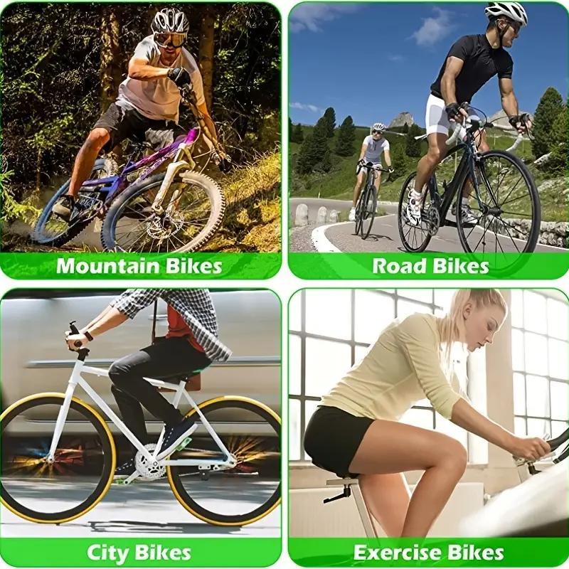 Soft Gel Bicycle Seat Cover, Breathable Bicycle Seat Cushion with Adjustable Drawstring, Bicycle Accessories for Outdoor & Indoor Fitness Bike