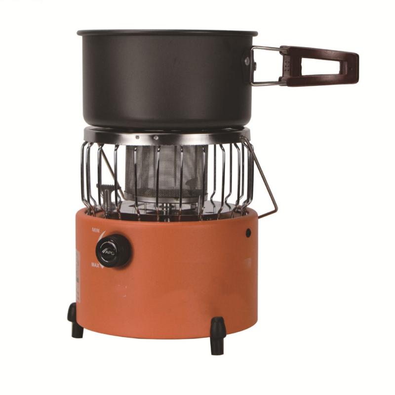 2 in 1 Camping Outdoor Propane Heater & Stove for Ice Fishing Backpacking Hiking Hunting Survival