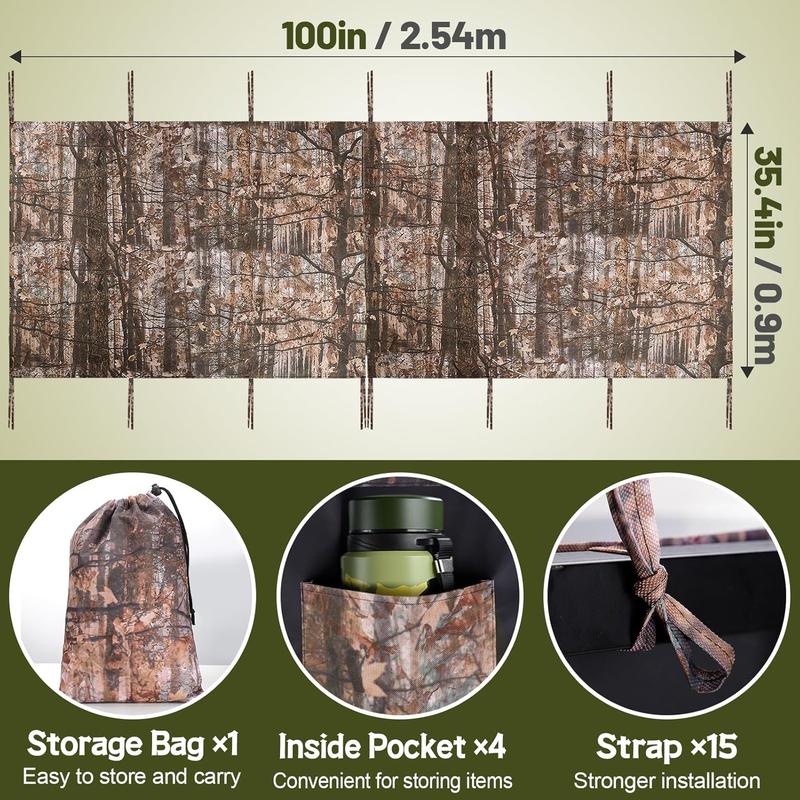 Silent  Closure Tree Stand Blind - 100