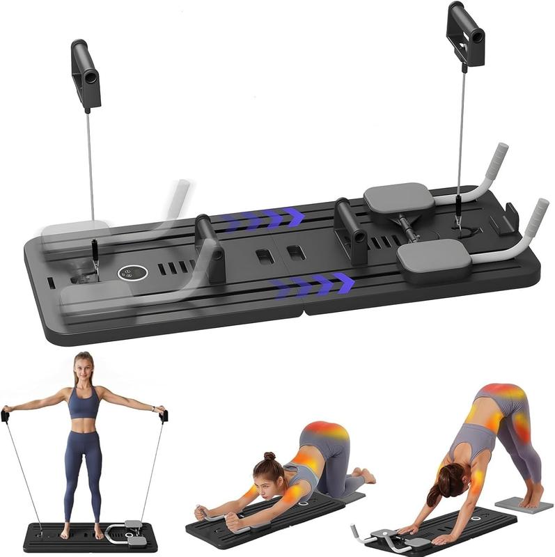 Multi-purpose abs exercises, Home Pilates retrofit equipment abdominal and core strength training, home gym fitness exercises efficient board fitness