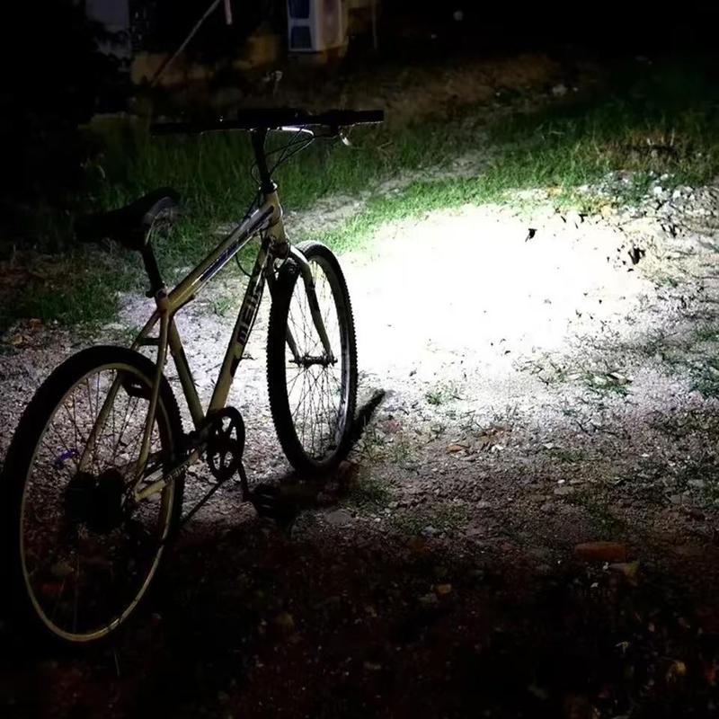 Bicycle Front Light, USB Rechargeable Bike Light, Waterproof Flashlight, MTB Road Cycling Lamp, Outdoor Cycling Accessories