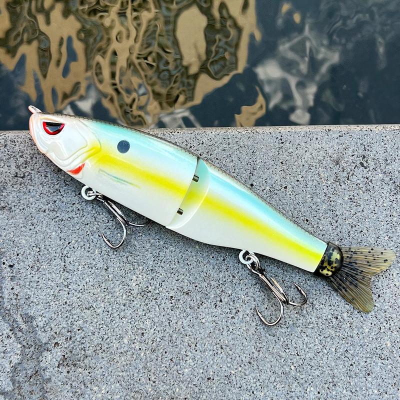 3D Printed Fishing Lure, Multi Jointed Swimbait with Hook, Artificial Fishing Bait, Fishing Tackle, Outdoor Fishing Accessories