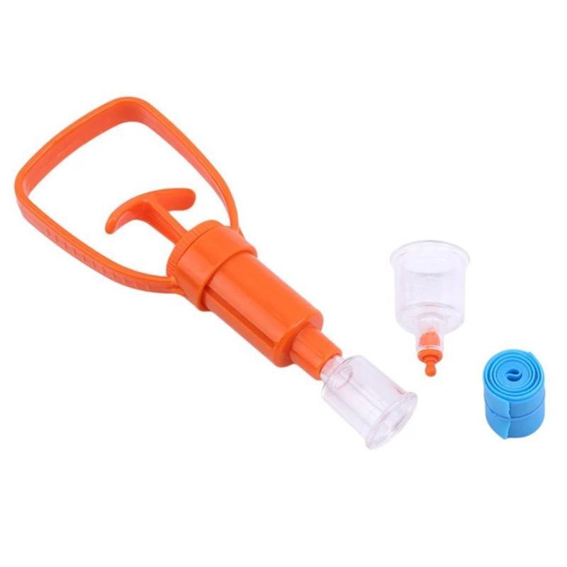 Compact Outdoor Physical Poison Extractor, 3 Counts set Emergency Bite Relief For Camping, Hiking, Manual Suction Safety Tool